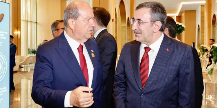 Cevdet Yılmaz, KKTC Cumhurbaşkanı Tatar ile görüştü