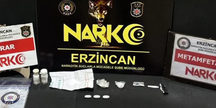 Erzincan’da uyuşturucu ticareti yapmak suçundan 3 kişi tutuklandı