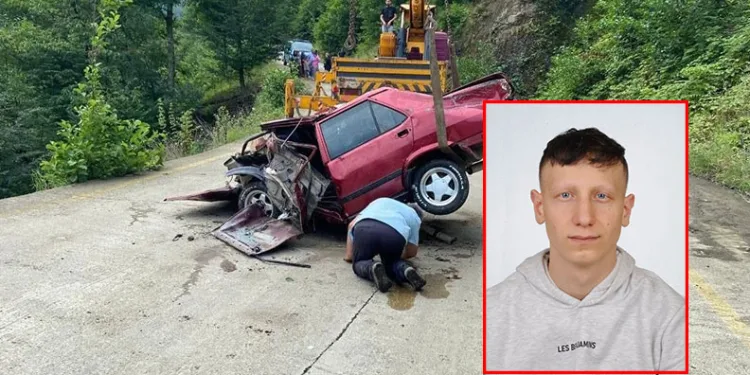 Otomobil dereye uçtu, 19 yaşındaki sürücü hayatını kaybetti
