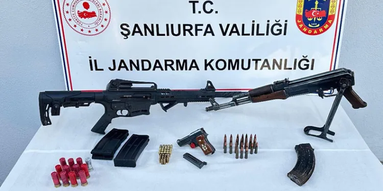 Şanlıurfa’da ruhsatsız silah operasyonu: 1 gözaltı