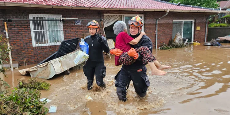 Güney Kore’de sel: 4 ölü