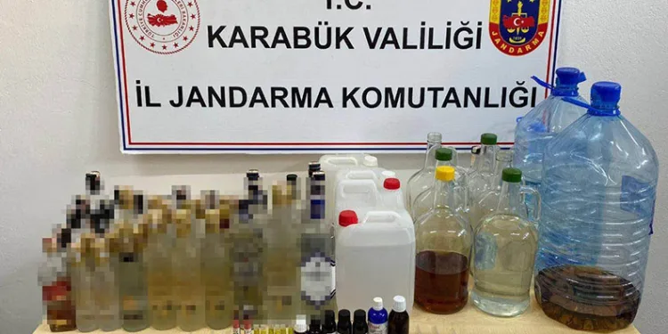 Karabük’te alkol operasyonu