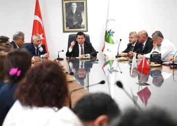 Erkan Aydın’dan birim kurmaylarıyla istişare toplantısı