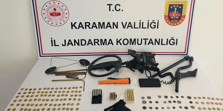 Karaman’da tarihi eser operasyonu