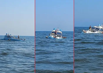 Mudanya’da arızalanan yat karaya oturdu