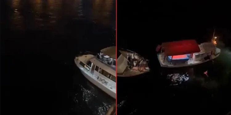 Selfie çekerken düştü, tekne üstünden geçti