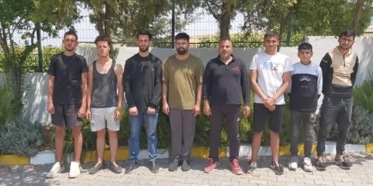 İpsala’da 8 kaçak göçmen yakalandı