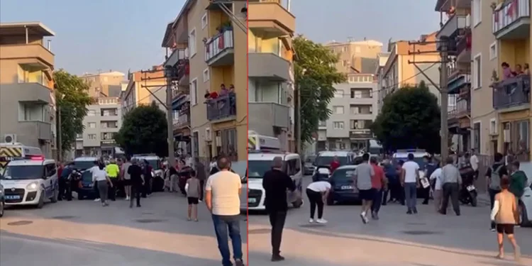 Bursa’da komşular birbirine girdi