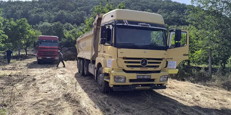 Osmangazi’de kaçak hafriyat dökenlere ceza