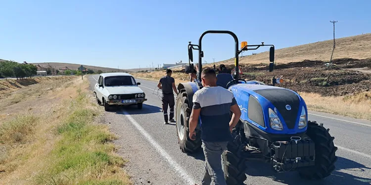 Gece evinin önüne park ettiği otomobilini sabah dere yatağında buldu