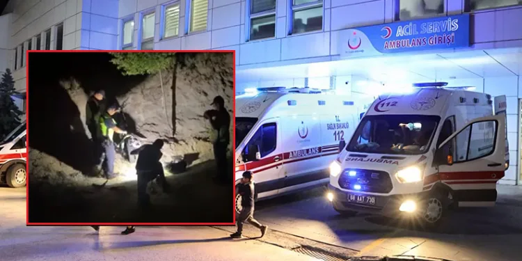 Virajı alamayan otomobil motosiklete çarptı: 2 ölü