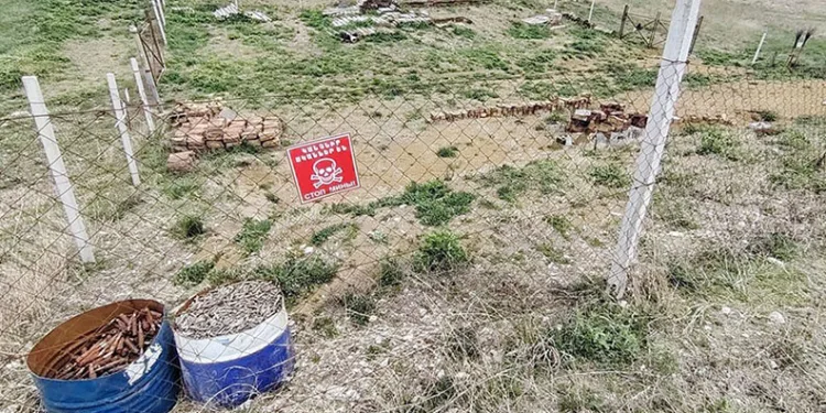 Hocalı’da mühimmat ve patlayıcı madde bulundu