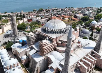Ayasofya Camii’nde restorasyon