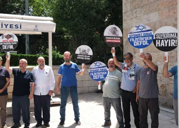 Bursa’da İsrail’e protesto