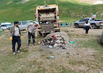 Cennet ve Cehennem Vadisi çöpten temizlendi