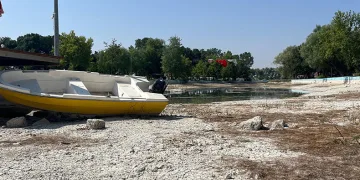 Sakarya Nehri’nin doğduğu Sakaryabaşı’nda sular çekildi