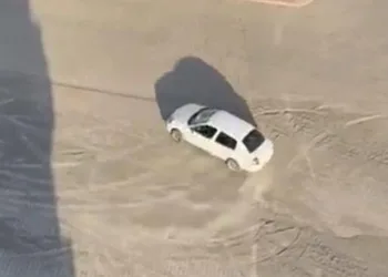 Drift atan sürücünün ehliyetine el konuldu