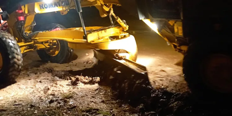 Seyitgazi ilçesinde sel felaketi