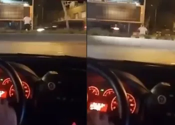 Karşıdan karşıya geçen alkollü adama otomobil çarptı