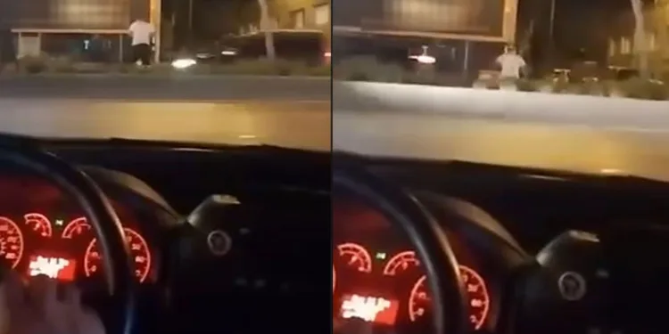 Karşıdan karşıya geçen alkollü adama otomobil çarptı