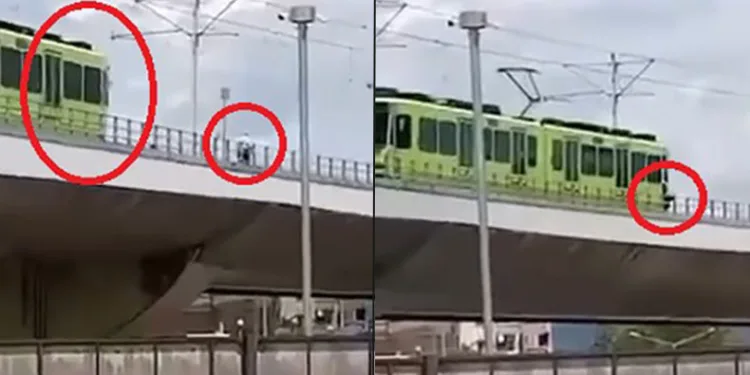 Raylarda yürüdü, metro seferleri aksadı