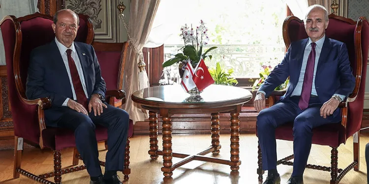 Kurtulmuş, KKTC Cumhurbaşkanı Tatar ile görüştü