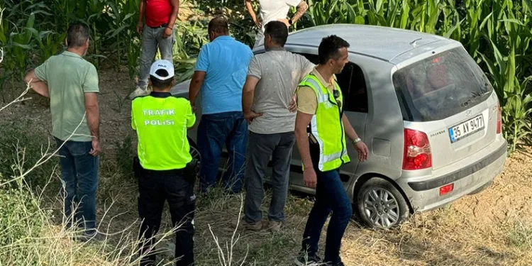 Konya’da otomobil şarampole uçtu: 2 yaralı