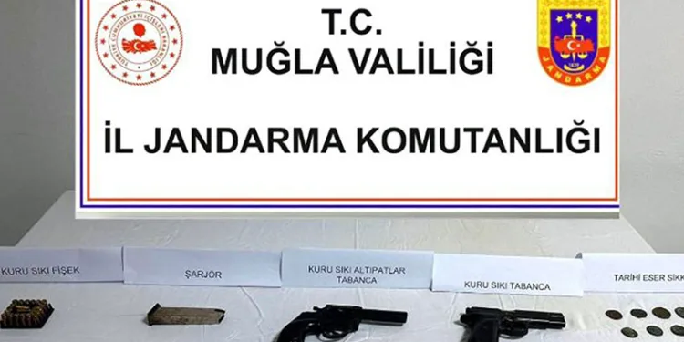 Datça’da tarihi eser operasyonu