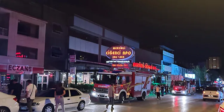 Ankara’daki işletmede yangın paniği