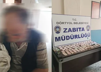 Dilencinin üzerinden 5 bin TL para çıktı
