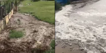 Ardahan’da sağanak sele neden oldu