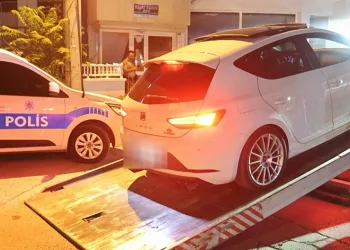 Trafikten men edilse de zevkinden vazgeçmedi