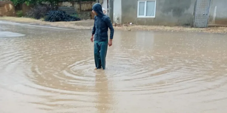 Yenişehir’de ev ve tarlalar sular altında kaldı