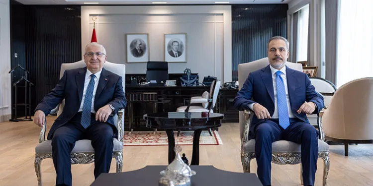 Bakan Fidan, Bakan Güler’i makamında ağırladı
