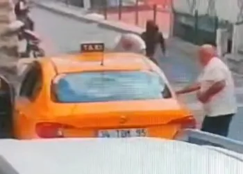 Ticari taksi şoförüne silahlı saldırı