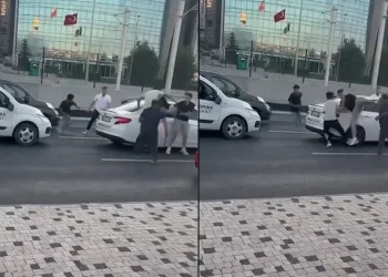 Trafik tartışması, baltalı, yumruklu kavgaya dönüştü