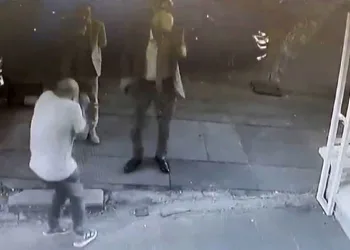 Karaaslan’a saldırı güvenlik kameralarına yansıdı