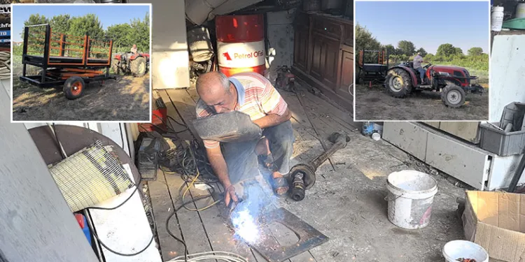 Tasarladığı sistemiyle hasat süresini azalttı