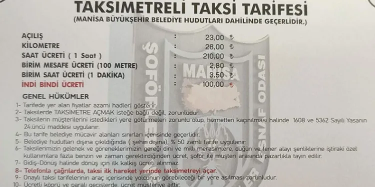 Manisa’da toplu taşıma zamlandı
