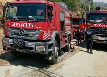 Odunluk yangını korkuttu