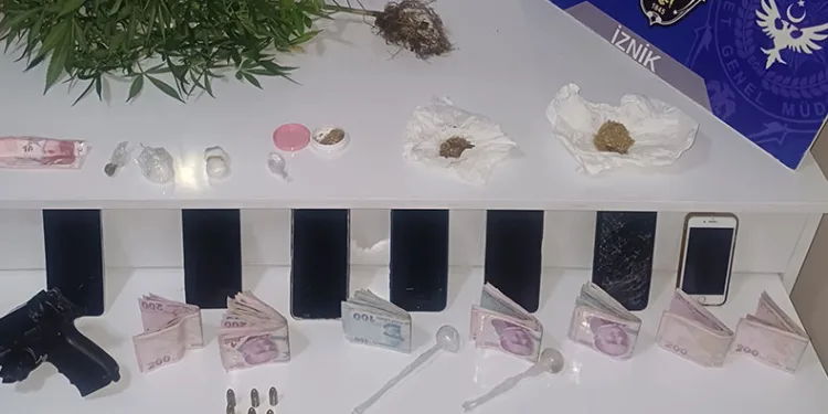 Bursa İznik’te uyuşturucu operasyonu
