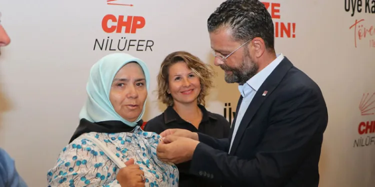 CHP Nilüfer üye katılım töreni
