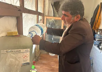 Yalnız yaşayan vatandaşın zorlu hayatı