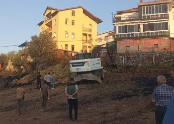 Tavşanlı’da korkutan yangın