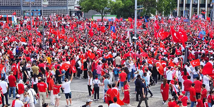 Berlin’de Türkiye coşkusu