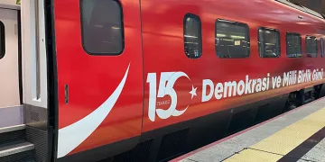 15 Temmuz treni uğurlandı