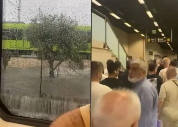 Bursa’da sağanak yağış metro seferlerini de durdurdu