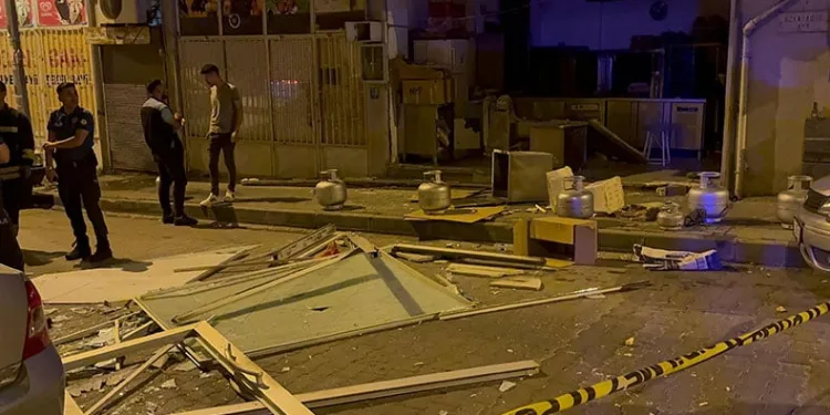 Gece yarısı korkutan patlama