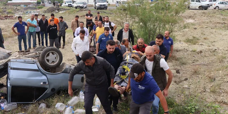 Erzurum’da trafik kazası: 3 yaralı