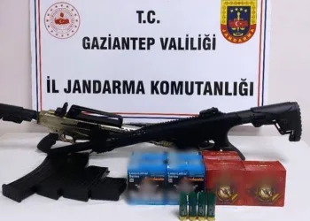 Gaziantep’te 14 ruhsatsız silah ele geçirildi